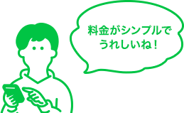どんなときもWiFi(ワイファイ)の料金プランはシンプル!