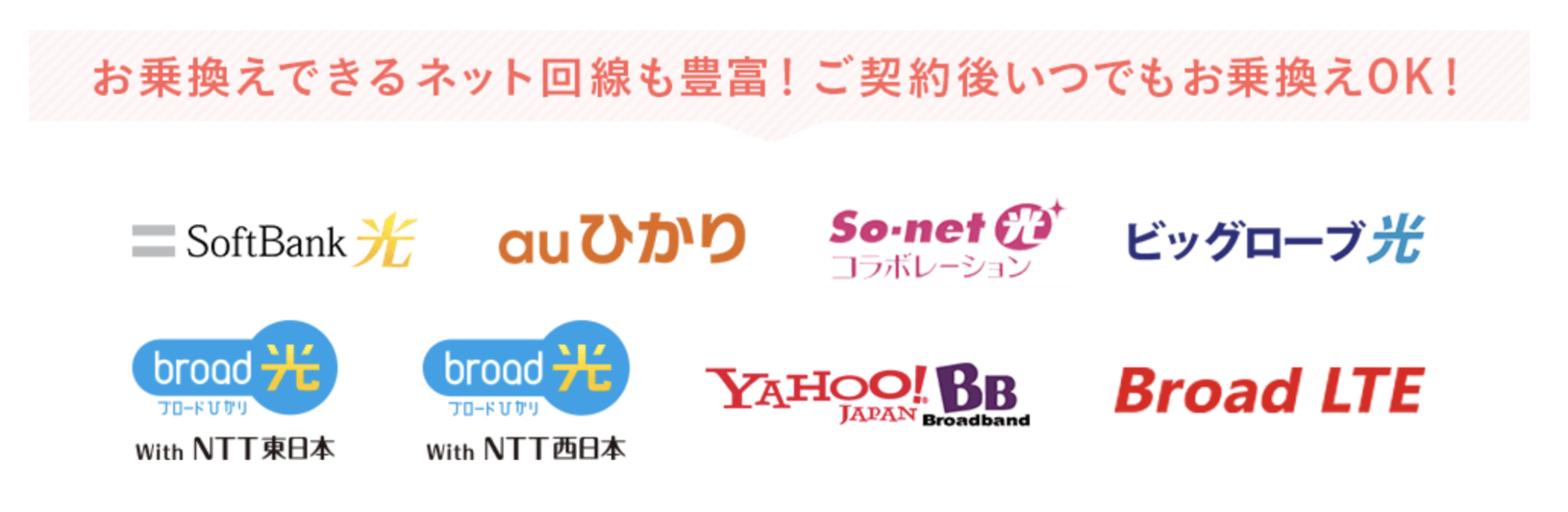 BroadWiMAX(ブロードワイマックス)のいつでも解約サポートで違約金なしで変更できる回線